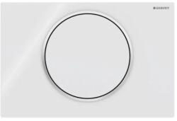 Geberit Sigma10 működtetőlap, öblítés-stop működtetésű, fehér/fényes króm 115.758. KJ. 5 (115.758.KJ.5)