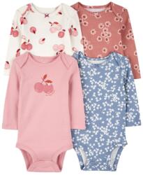 Carter´s CARTER'S Body hosszú ujjú Pink/Blue Floral lány 4db 18h/hossz. 86