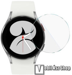 IMAK okosóra előlap védő karcálló edzett üveg - 1db - 0.3mm, 9H, felhelyezést segítő kerettel, A képernyő sík részét védi - SAMSUNG Galaxy Watch4 40mm (SM-R860)