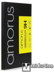 Amorus Xiaomi Redmi 8, 8A, AMORUS üvegfólia, Full glue, Full cover, 0, 33mm, 9H, Fekete
