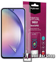 MyScreen CRYSTAL BacteriaFREE képernyővédő fólia - CRYSTAL - 1db, törlőkendővel, antibakteriális, A képernyő sík részét védi! - SAMSUNG Galaxy A55 5G (SM-A556) (M8102CCBF)