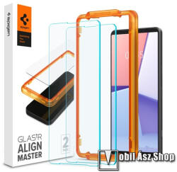Spigen ALM FC előlap védő karcálló edzett üveg - ÁTLÁTSZÓ - 2db, 2.5D, 9H, A képernyő sík részét védi - SONY Xperia 1 VI (XQEC54/XQ-EC72) - AGL08271 (AGL08271)