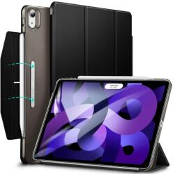 Apple iPad Air (2020 / 2022) / iPad Air 11 (2024 / 2025), mappa tok, Smart Case, Apple Pencil tartóval, mágneses csattal, ESR Ascend, fekete