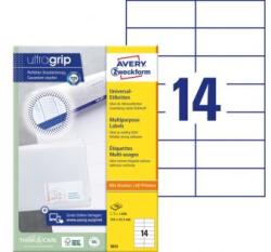 Avery-Zweckform Etichete universale 105x42.3mm Avery A4 100 coli