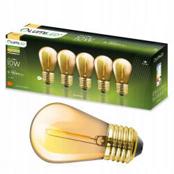 Lumileds 5 CSOMAGOS LED izzó E27 ST14 1, 3W = 10W 2200K meleg 110lm izzószál a LUMILED Girlandhoz (LUMLEDL0012) - luxcenter
