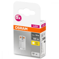 OSRAM 3db LED G4 0.9W = 10W 100lm 300° 12V OSRAM (4058075449985)