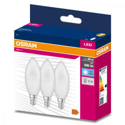 OSRAM 3dbLED izzó E14 B35 7W = 60W 806lm 4000K Semleges 200° OSRAM ÉRTÉK (4058075476158)