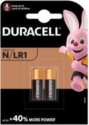Duracell N MN9100 LR1 E90 1, 5 V alkáli elemek 2 db-os buborékcsomagolás (DURBAT1320)