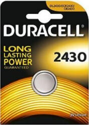 Duracell lítium elem 2430 BATTERIES DL2430 CR2430 számológép konzol (DURBAT0350)
