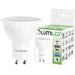 Lumileds GU10 LED izzó 10W = 80W 900lm 6500K hideg 120° LUMILED (LEDZARMI014D)