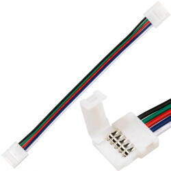 Lumiled accessories 5PIN RGB+W LED szalag csatlakozó, 2 oldalas, 10mm-es kábellel (LEDAKC0710)
