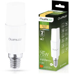 Lumileds LED izzó E14 10W = 75W 1055lm 3000K Warm Stick LUMILED (LUMLEDI0012)