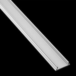 KM Lumiled Alumínium profil LED KM34-S Silverhez Felületre szerelt 2m (PRKM0078)