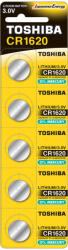 Toshiba speciális akkumulátorok Lithium CR 1620 3V buborékfólia 5 db (TOSBAT0595)