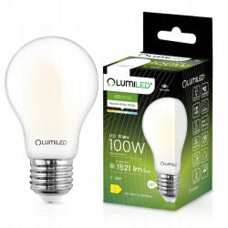 Lumileds E27 A60 LED izzó 11W = 100W 1521lm 4000K Semleges 360°-os filament tejszerű LUMILED (LUMLEDJ0219)