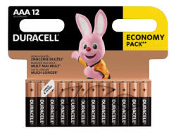 Duracell Basic AAA LR03 alkáli elemek buborékfólia 12 db-os (DURBAT1020)