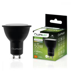 Lumileds GU10 LED izzó 6W = 60W 580lm 4000K semleges 120° fekete LUMILED (LEDZARMI013C) - luxcenter