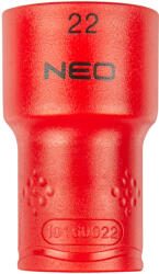 NEO TOOLS Dugókulcs 6-lapú 1/2" 22mm 1000V, szigetelt (01-191) - szerszamparadicsom