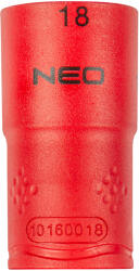 NEO TOOLS Dugókulcs 6-lapú 1/2" 18mm 1000V, szigetelt (01-188) - szerszamparadicsom