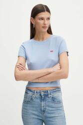 Levi's t-shirt női, félgarbó nyakú, A7419 - kék XS