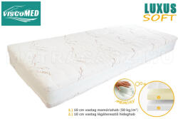 ViscoMed Luxus SOFT memory matrac 160x190 steppelt aloevera - matracasz