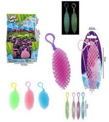 Flair Flexi fidget: Sötétben világító csillámos kulcstartó többféle színben 1db (HAU-621773) - jatekshop