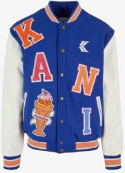 Karl Kani Og Block Patch College Jacket navvy/off white
