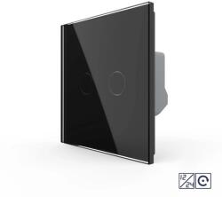 LIVOLO Intrerupator Dublu cu Revenire, Contact Uscat si 12/24V cu Touch LIVOLO - Serie Noua - culoare negru