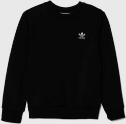 Adidas gyerek felső CREW fekete, sima, IW3497 - fekete 128