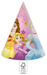 Procos Disney Princess Live your Story, Hercegnők Parti kalap, csákó 6 db-os FSC PNN93946 (PNN93946)