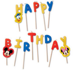 Procos Disney Mickey Happy Birthday gyertya PNN09295 (PNN09295)