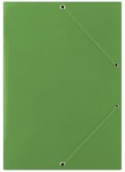 DONAU Mapa din carton, cu elastic, A4, 400gsm, verde, DONAU (DN-FEP06G)