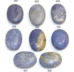 Palm Stone Dumortierit de Peru Mineral Natural - 50-58 x 36-44 x 16-23 mm - (XXL) - 1 Buc