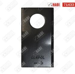 Gerpol Mörtl késpenge bal 94x48x3 mm d=23 mm 25db-os csomag /Ger-Pol/