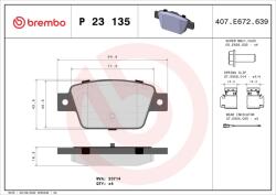 BREMBO BRE-P23135