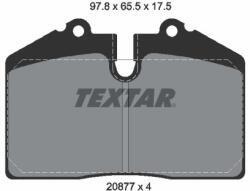 TEXTAR fékbetétkészlet, tárcsafék TEXTAR 2087708 (2087708)