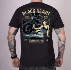 Black Heart Tricou bărbați BLACK HEART - AVA - NEGRU - 14187