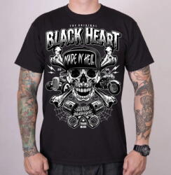 Black Heart Tricou bărbați BLACK HEART - SINNER - NEGRU - 12714