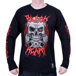Black Heart Tricou bărbați BLACK HEART - METAL HEAD - NEGRU - 13371