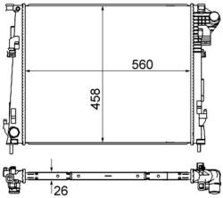 MAHLE Chlodnica Wody - centralcar - 721,49 RON
