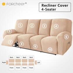 Forcheer Relax Fotel Huzat (vízlepergető, 4 üléses, bézs)