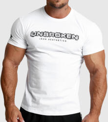 Iron Aesthetics Férfi fitness póló Iron Aesthetics Unbroken, fehér: XL Fehér