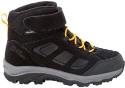 Jack Wolfskin gyerek téli csizma VOJO LT TEXAPORE MID fekete - fekete 34