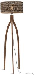 IT'S ABOUT ROMI Lampadar eco din bambus Java 3-legs 50x22, natur/ negru (JAVA/F/AP/N/5022/BN)