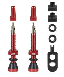 Force Set Valve Tubeless Force 2xFv 44mm Rosii