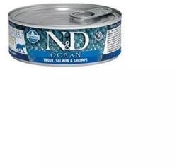 FARMINA N&d Cat Ocean Tuna, Cod, Creveți și Dovleac 70 Gr (l3-70140)