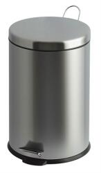 VEPA BINS Pedálos szemetes, fém, 30 l, VEPA BINS, króm (VB 222230 MATT) - fodicoaruhaz