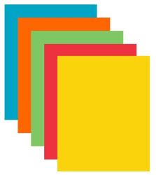 Xerox Másolópapír, színes, A4, 80 g, 5x50 lap, XEROX Symphony , intenzív mix (496L94184) - fodicoaruhaz