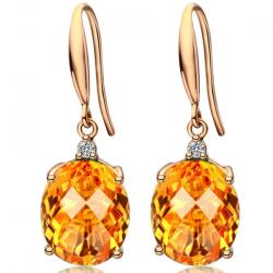 HARAHU EM-23556 Fülbevaló - Arany/Sárga KP23556