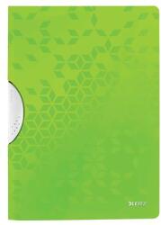 Leitz Gyorsfűző, klipes, PP, A4, LEITZ Wow ColorClip , zöld (41850054)